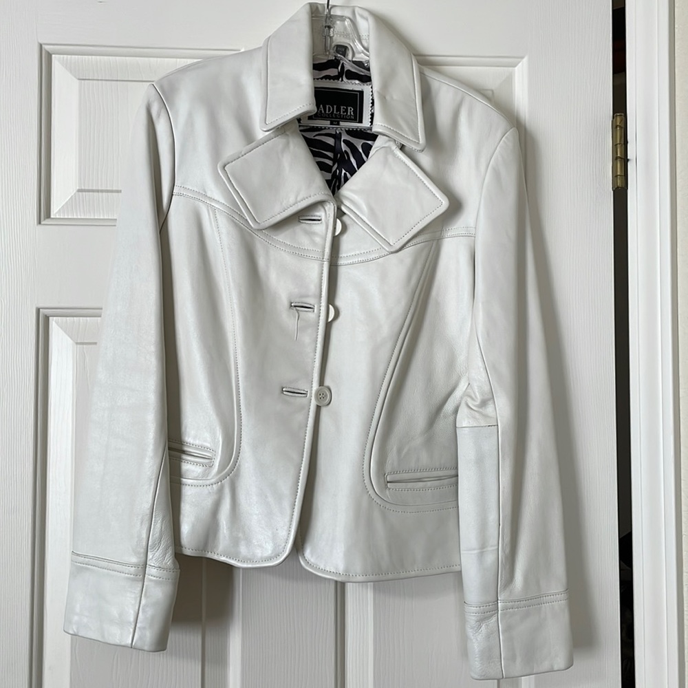 White Leather Jacket